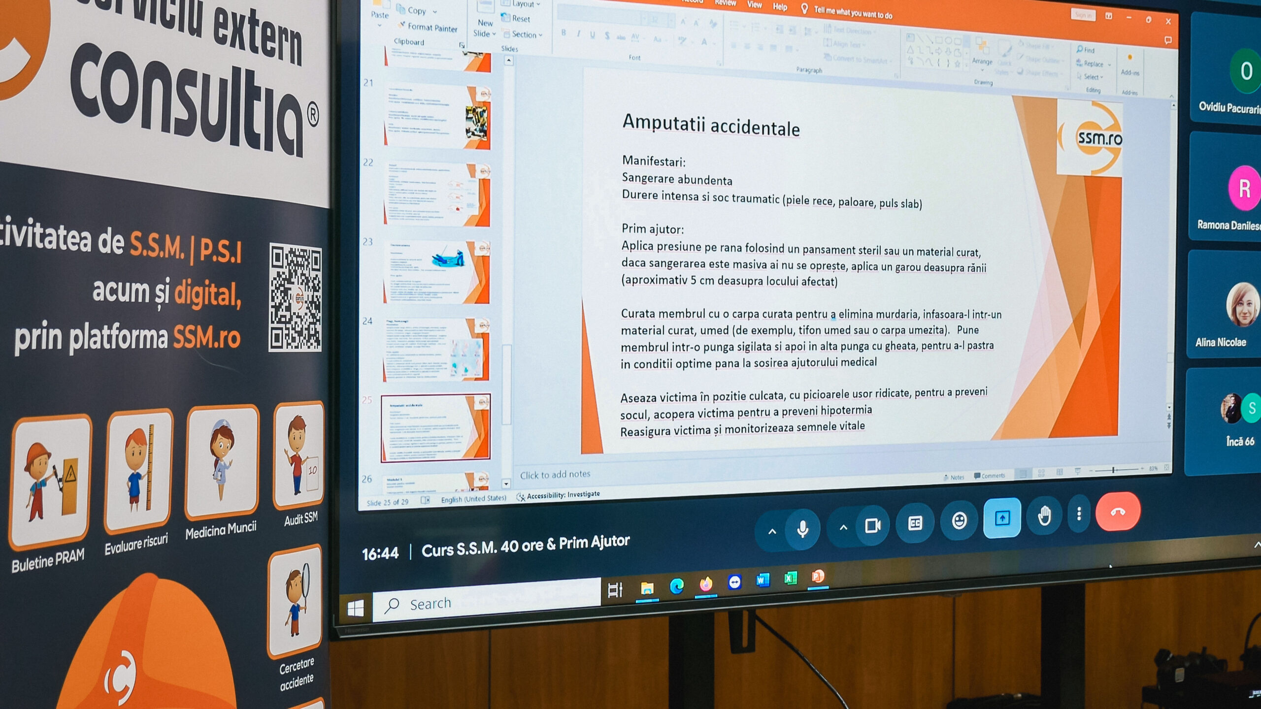 Cursuri de prim ajutor pentru firme